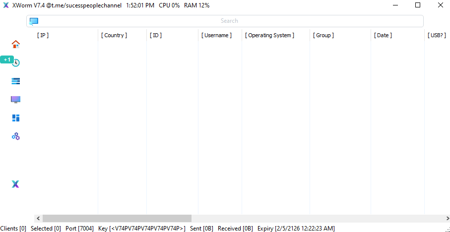 Builder main interface